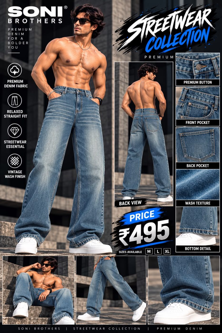 DENIM JEANS BAGGY