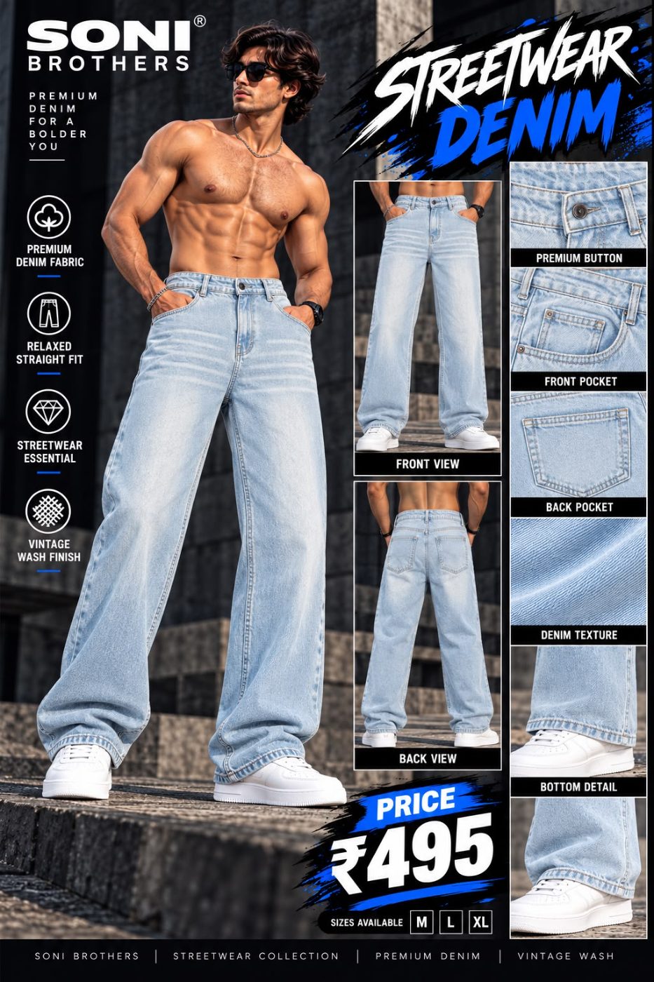 DENIM JEANS BAGGY
