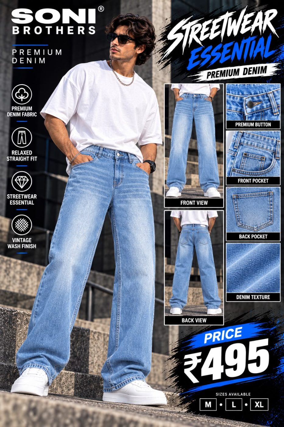 DENIM JEANS BAGGY