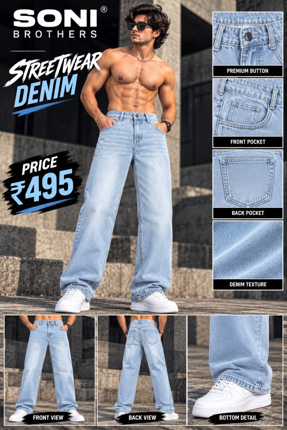 DENIM JEANS BAGGY