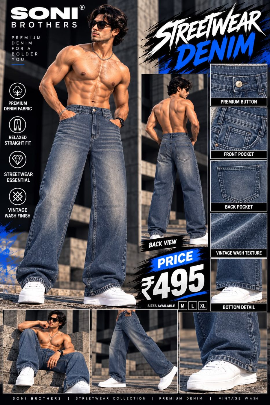 DENIM JEANS BAGGY