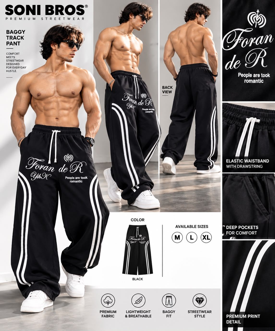 BAGGY STREETWEAR TRACK-PANT