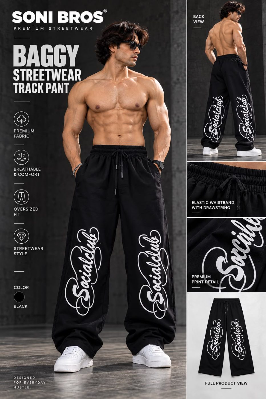 BAGGY STREETWEAR TRACK-PANT