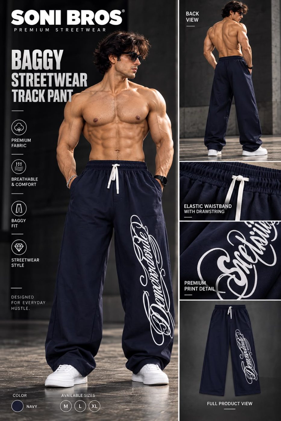 BAGGY STREETWEAR TRACK-PANT