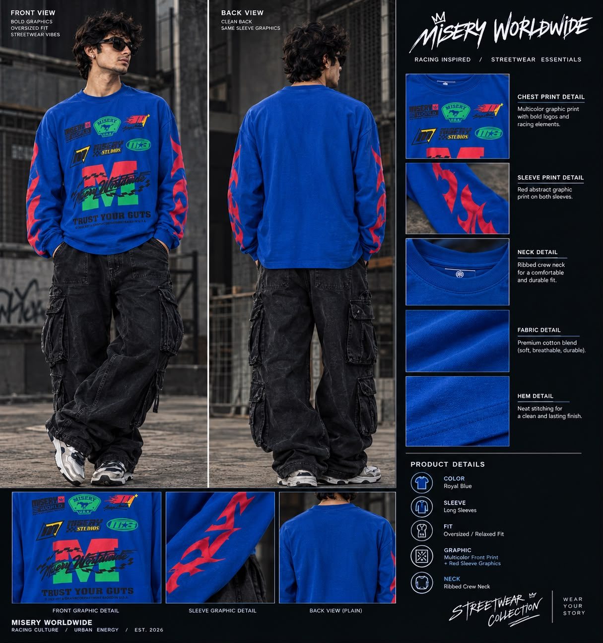 FULL SLEEVES T-SHIRT