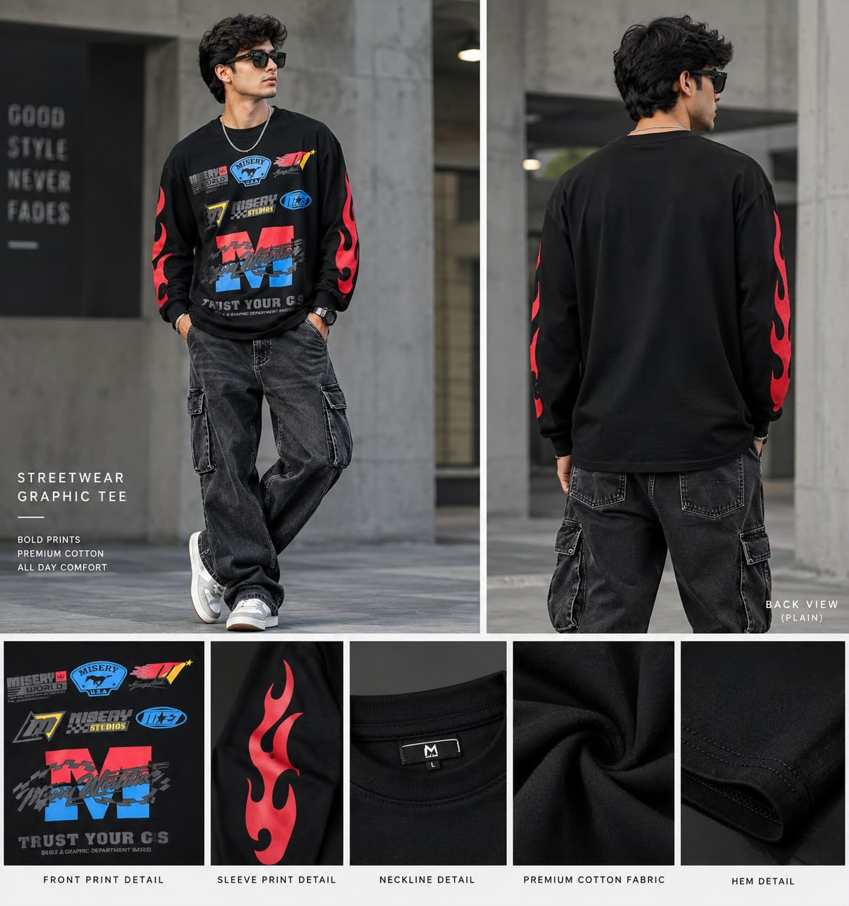 FULL SLEEVES T-SHIRT