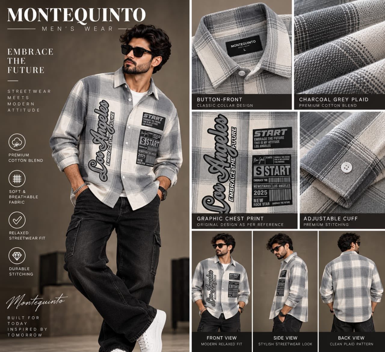 FULL SLEEVES BOXY SHIRT