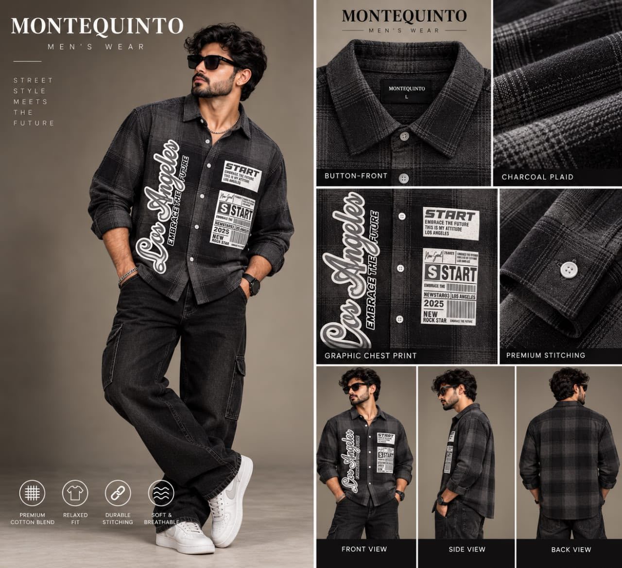 FULL SLEEVES BOXY SHIRT