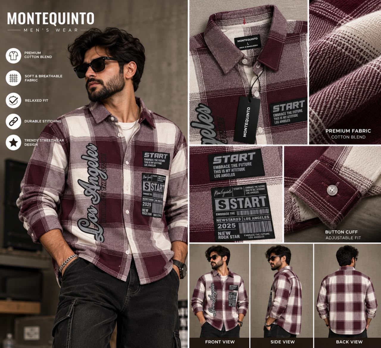 FULL SLEEVES BOXY SHIRT