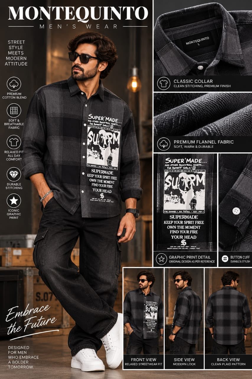 FULL SLEEVES BOXY SHIRT