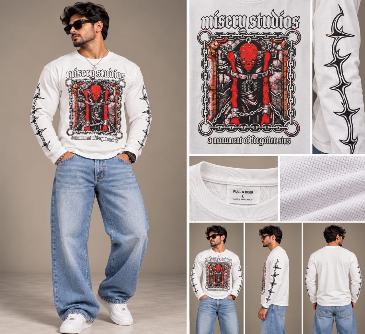 FULL SLEEVES  BOXY T-SHIRT
