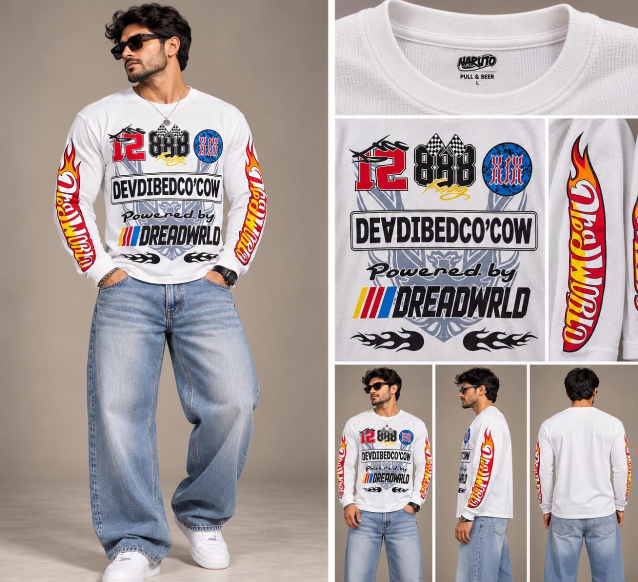 FULL SLEEVES  BOXY T-SHIRT